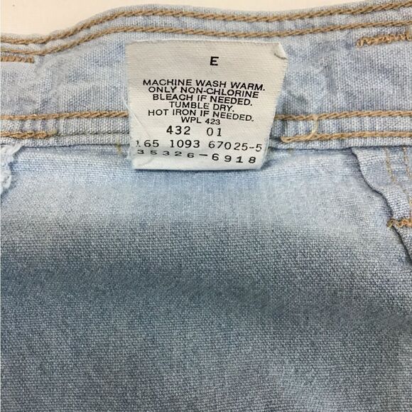 Dockers Vintage High Waisted Denim Shorts Size 12 - Picture 10 of 10